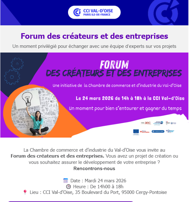 FORUM DES CREATEURS ET DES ENTREPRISES