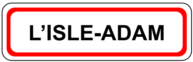 L'isle-adam panneau